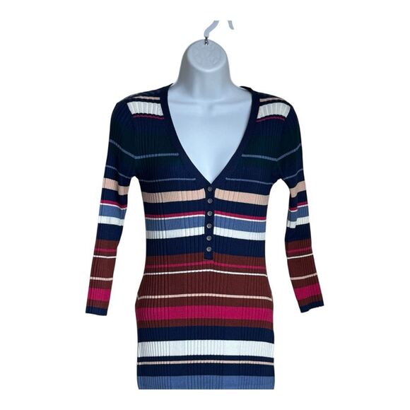 Maeve Anthropologie Lindsey Ribbed Maxi Dress X Small nwot - Picture 5 of 9